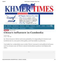  China Influence in Cambodia